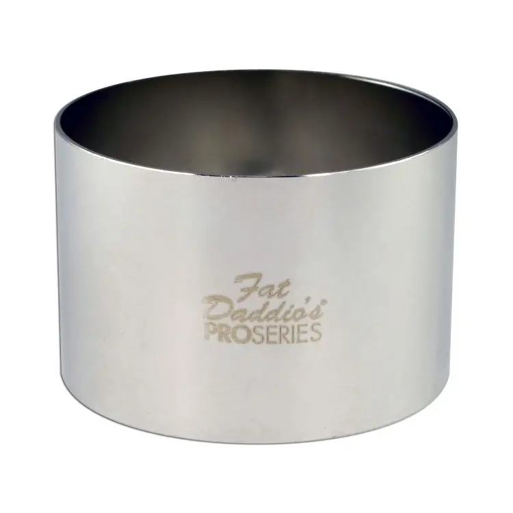 Fat Daddio'S Ssrd-3020 Stainless Steel Pastry Ring – 3" Diameter × 2" Height 1
