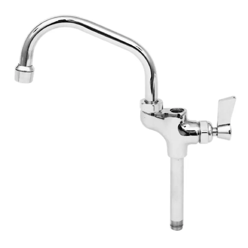 Fisher 71366 Add-On Swing Spout Faucet – 12-Inch Reach Stainless Steel Attachment For Pre-Rinse Systems 1