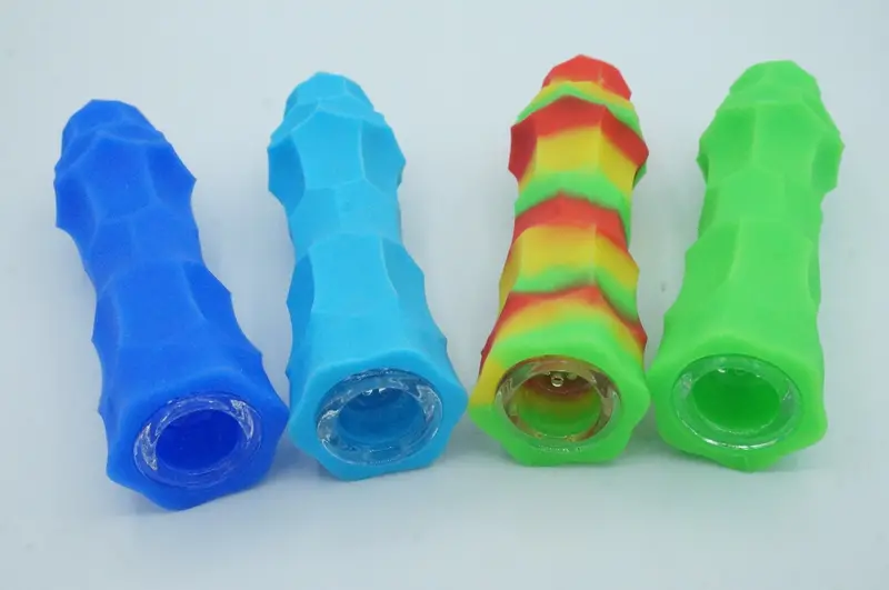 Flexible Silicone Chillum Pipe 1
