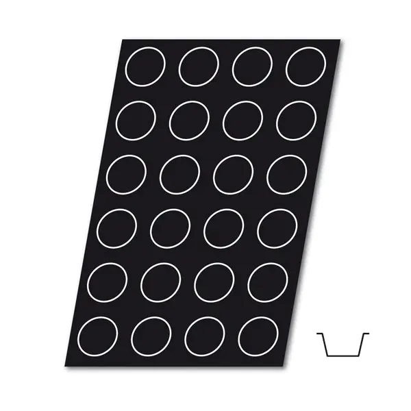 Flexipan Flx03051 Standard Muffin Mold – 24-Cavity Sheet, 2.75 In Diameter 1
