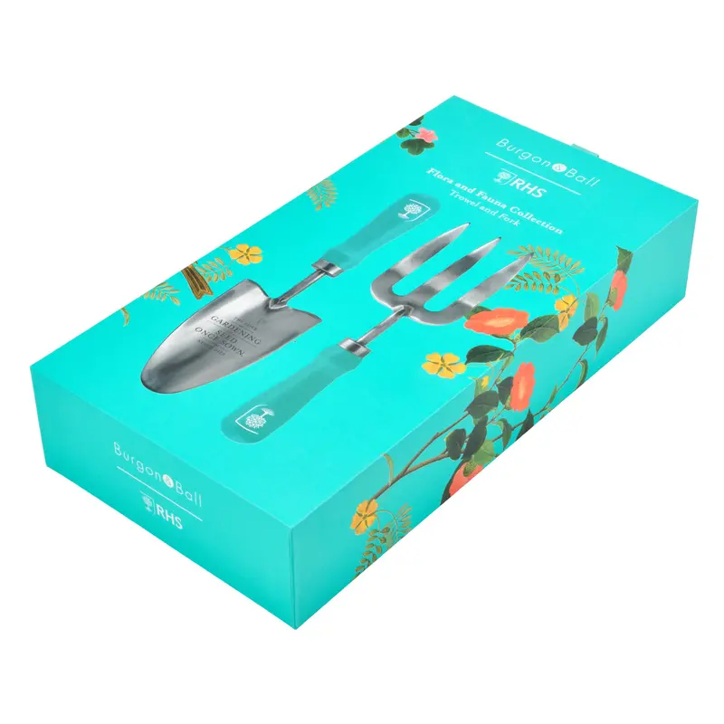 Flora And Fauna Stainless Steel Trowel & Garden Fork Set 1