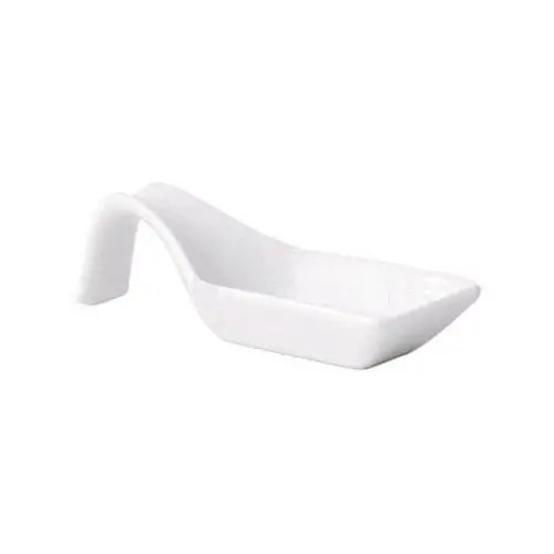 Foh Kyoto Square Sampler Spoon – 0.5-Ounce Capacity, Matte White Finish 1