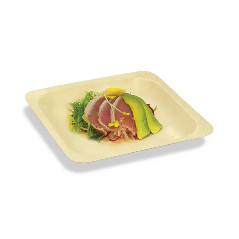 Foh Servewise 5.5-Inch Disposable Square Plate (Pack Of 50) 1