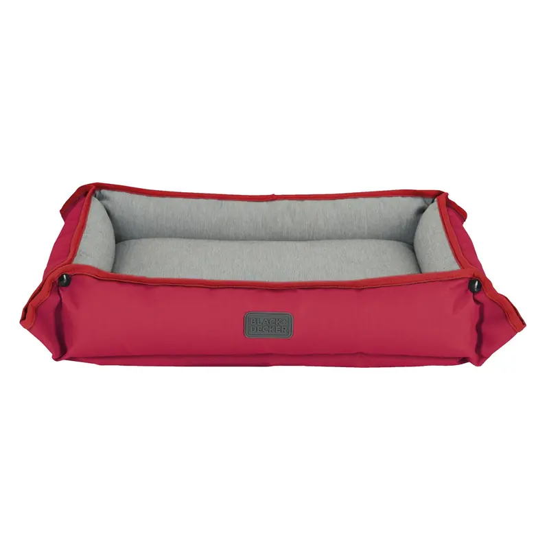 Four-Way Orthopedic Pet Bed For Small Dogs – 20" X 16" X 3", Red 1