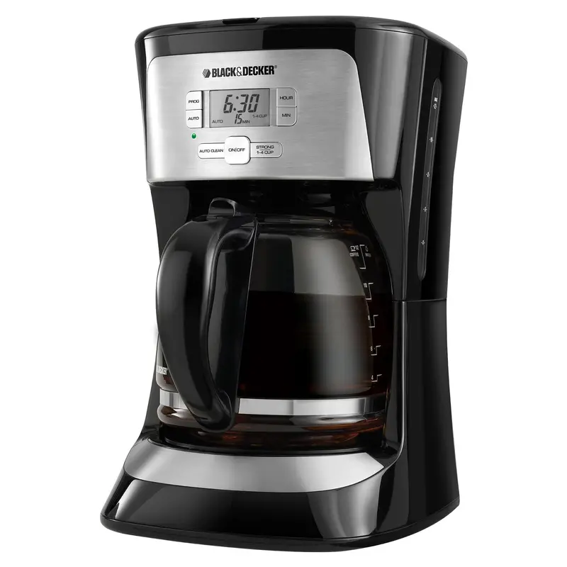 Full-Size 12-Cup Coffee Maker With Brew Timer 1