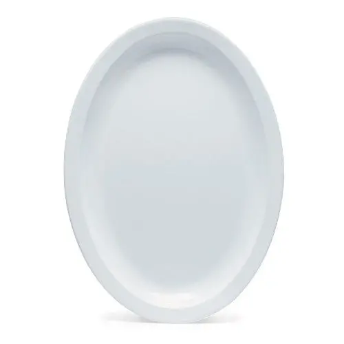 Get Spop614W Supermel Oval Platter – 13.25" X 9.75", Microwave-Safe, Case Of 12 1