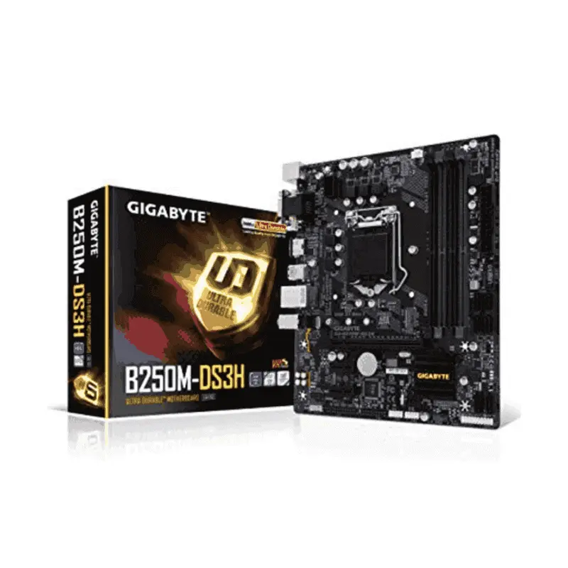 Gigabyte Ga-B250M-Ds3H Micro Atx Motherboard – Intel B250 Chipset For 7Th Gen Core Cpus 1