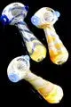 Glass Swirl Pipe – Handcrafted Marbled Glass Smoking Instrument 1