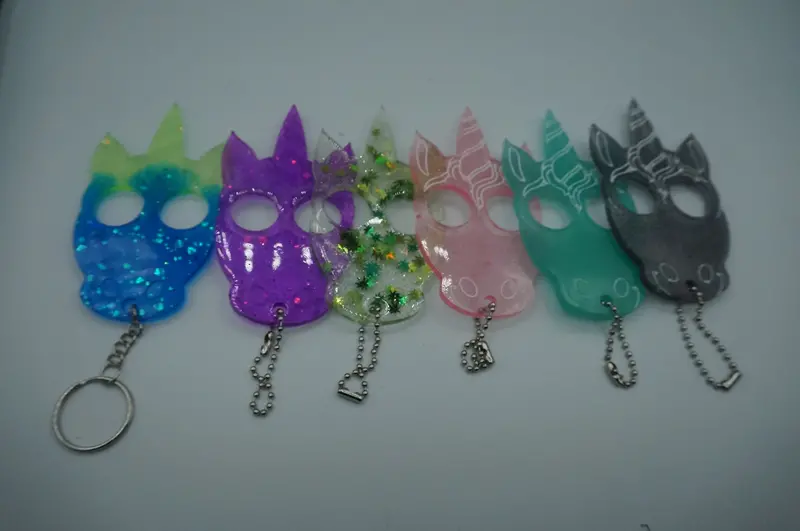 Glitterbomb 12-Pack Unicorn-Shaped Keychains | Ohio Hippies 1