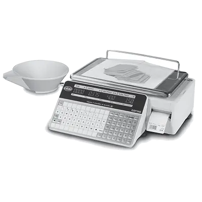 Globe Gsp30B Digital Scale With Label Printer – Lcd Display, Heavy-Duty Platform 1