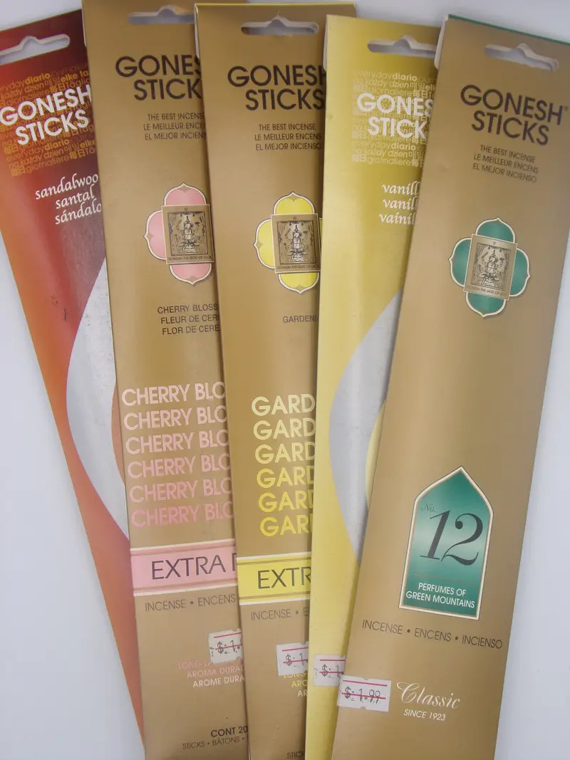 Gonesh Premium Incense Stick Packs – Assorted Fragrances 1