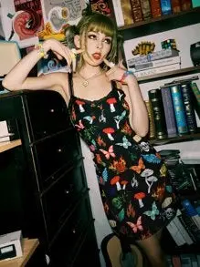 Graffiti Print Maxi Dress – Urban Art-Inspired Fashion 1