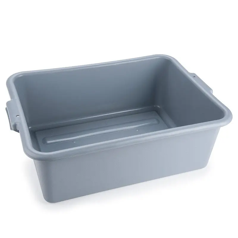 Gray Heavy-Duty 7" Bus Tub For Commercial Use 1