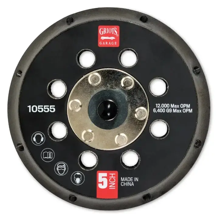 Griot'S Garage 5" Vented Backing Plate – Optimized For G9 Dual-Action Polisher 1