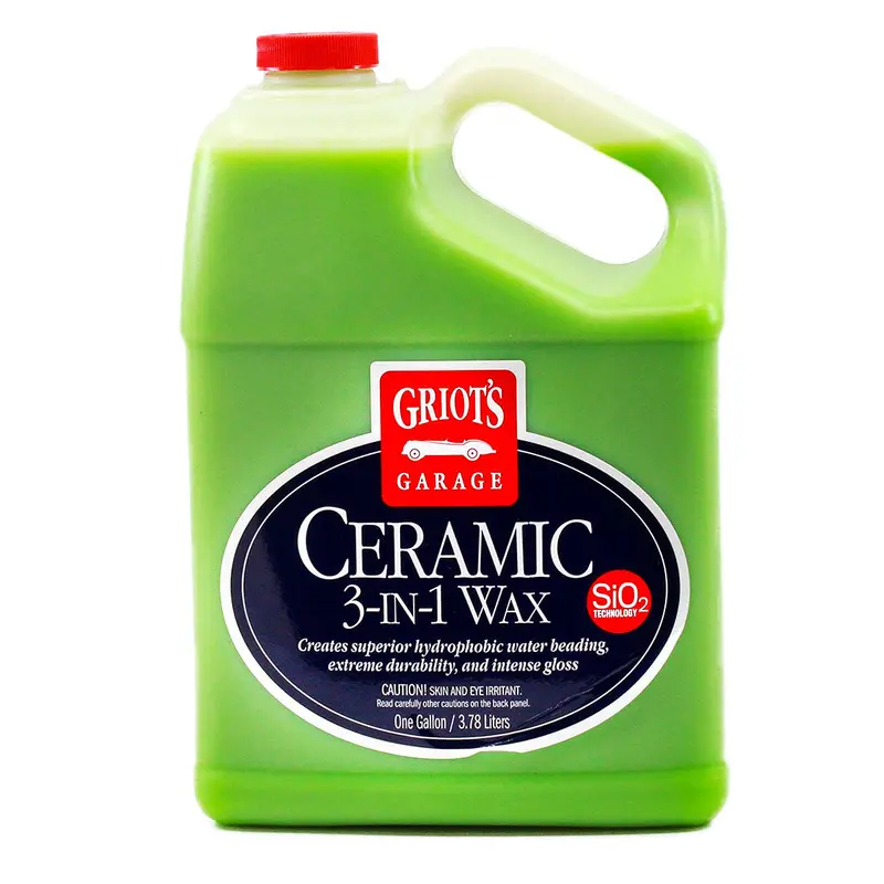 Griots Garage Ceramic 3-In-1 Wax – 128Oz Hybrid Sealant, Wax & Cleaner 1