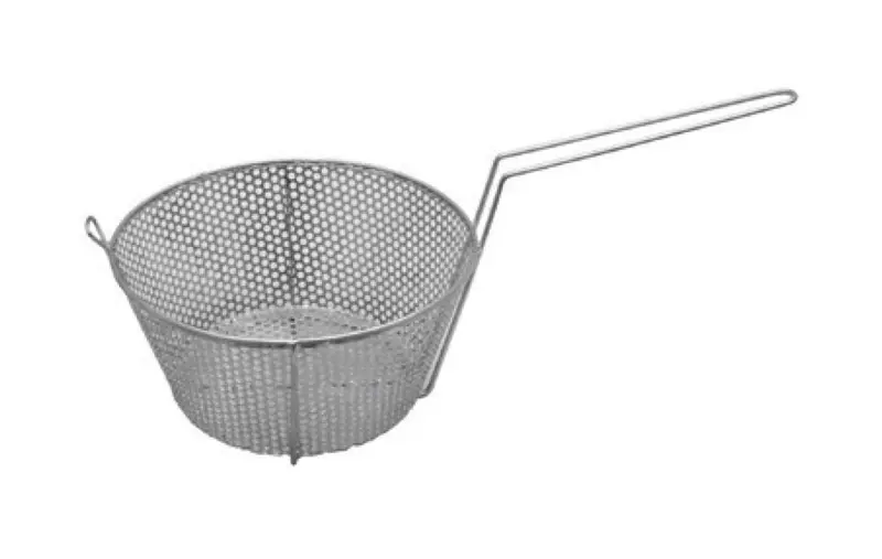 Gsw 9-Inch Stainless Steel Strainer Basket – Heavy-Duty Vegetable Colander (Str-P09) 1