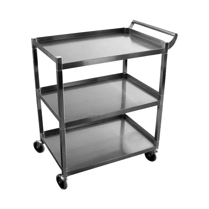 Gsw C-31K Heavy-Duty Stainless Steel Utility Service Cart 1