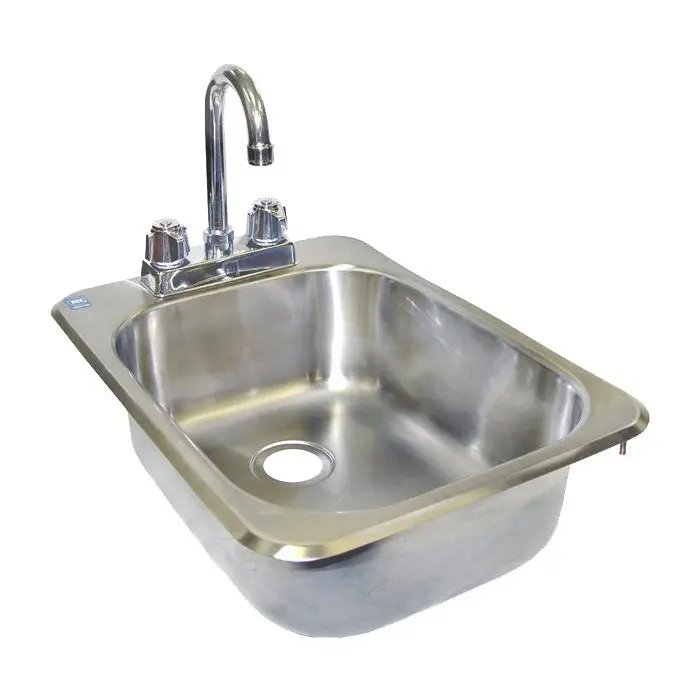 Gsw Hs-1615I Lead-Free Drop-In Hand Sink With Integrated Faucet 1
