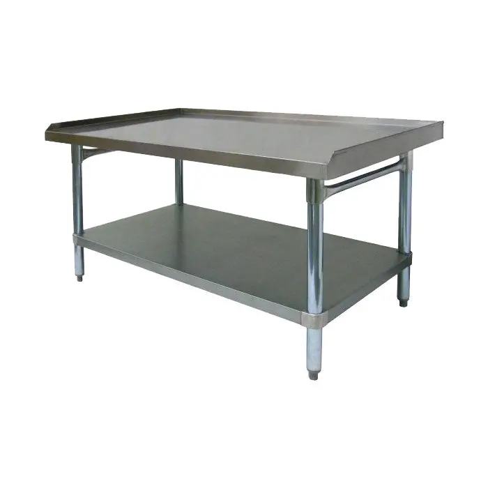 Gsw Premium Stainless Steel Equipment Stand – 36" X 30", Upturned Edge 1