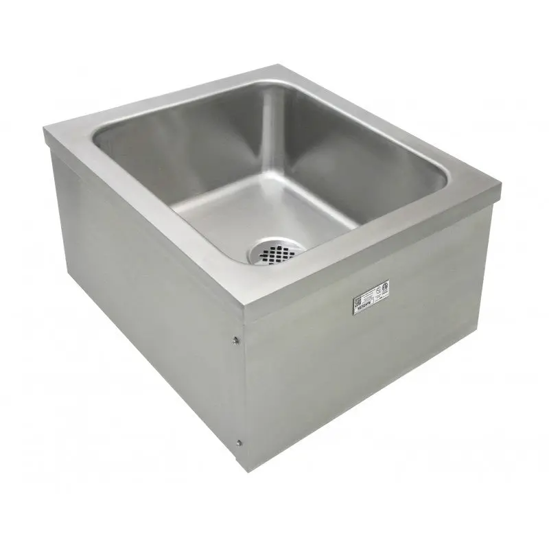 Gsw Se2424Fm Stainless Steel Floor-Mount Sink – 24" X 24" X 14" 1
