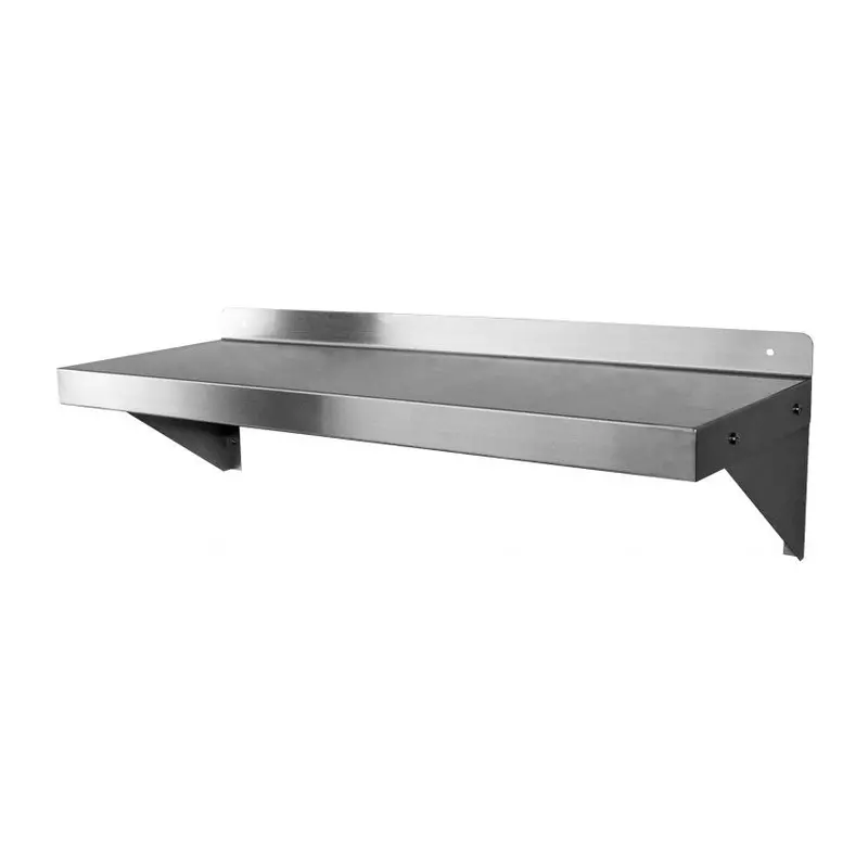 Gsw Ws-W1224 Stainless Steel Wall Shelf – 12" X 24" Solid Design 1