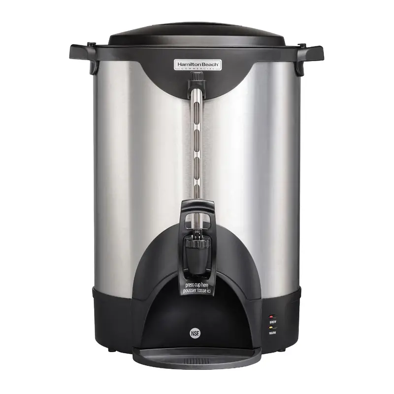 Hamilton Beach 75-Cup Stainless Steel Coffee Urn For Commercial Use 1