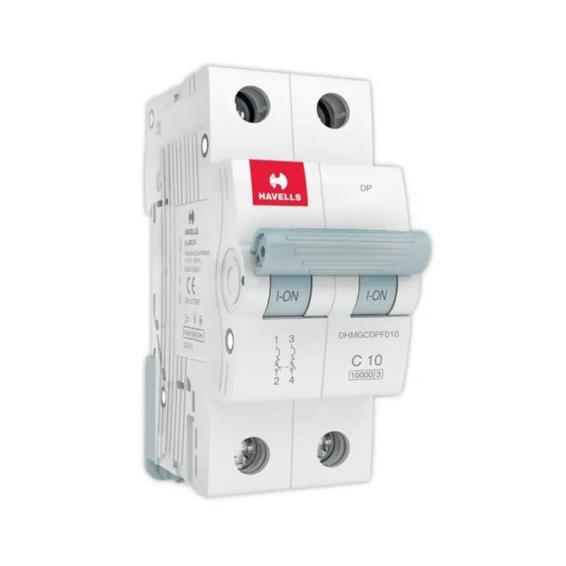 Havells Reo Double-Pole C-Curve Miniature Circuit Breaker (Mcb) 1