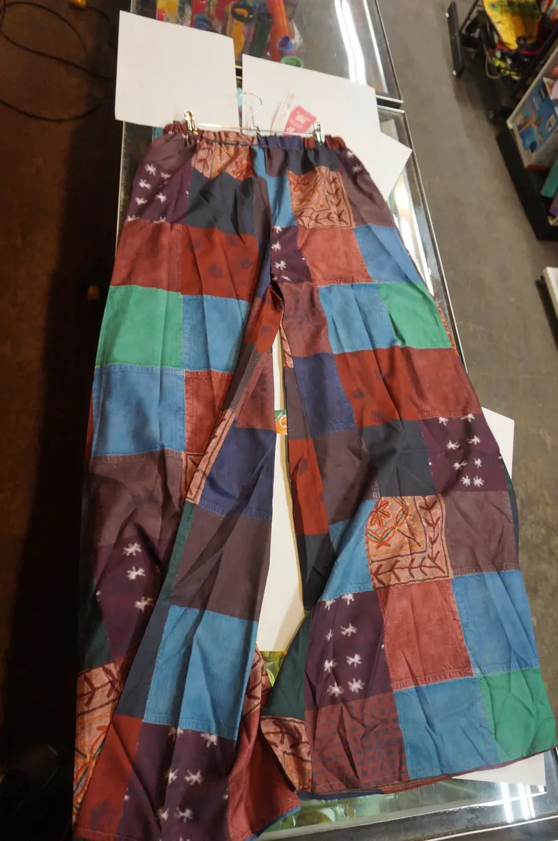 Hippie Bell Bottom Pants | Flared Denim With Patchwork Detail 1