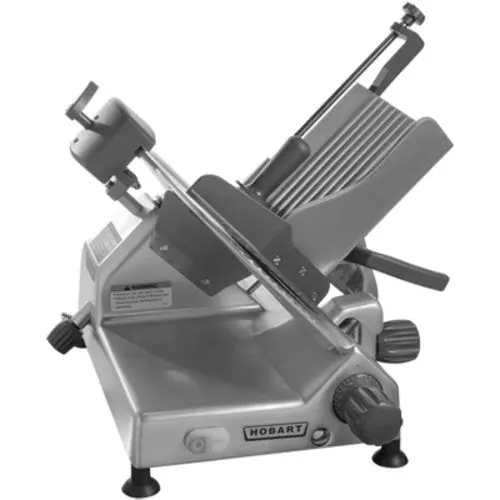 Hobart Edge12-11 Manual Slicer — 12-Inch Anodized Blade, Medium-Duty 1
