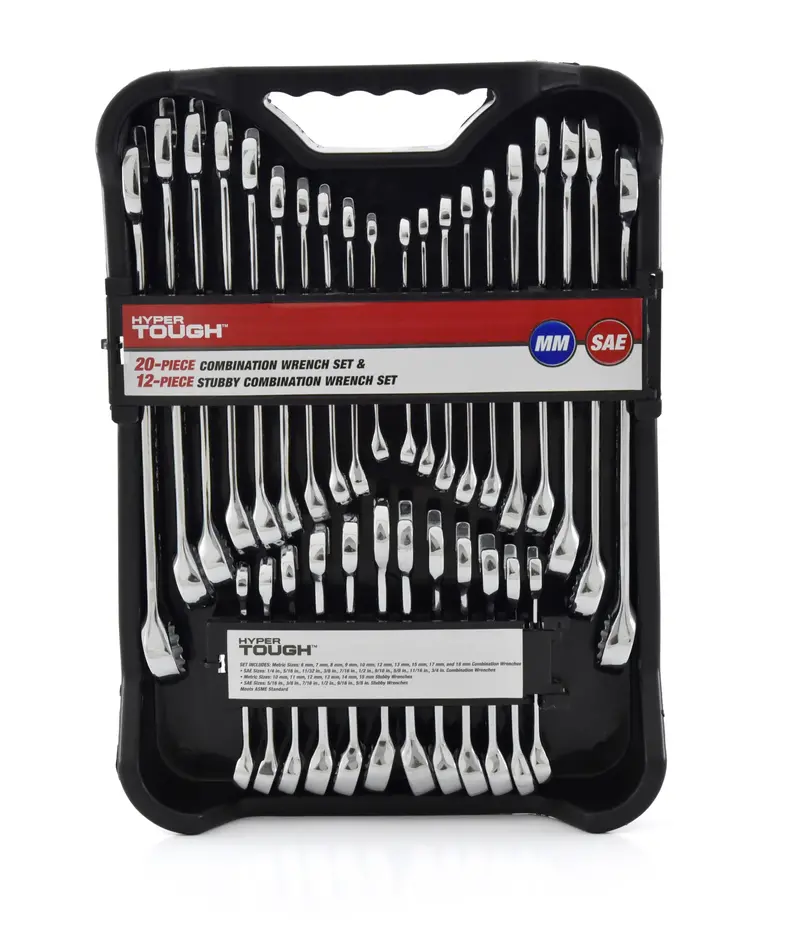 Hyper Tough 32-Piece Combination Wrench Set – Sae/Metric 1