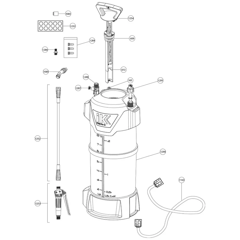 Ik Foam Pro 12 Foam Cannon Replacement Parts Kit 2