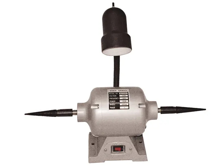 Illuminated Bench Polishing Machine – 3/4 Hp With Integrated Task Light 1