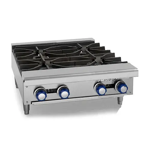 Imperial Ihpa-4-24 24-Inch Four-Burner Countertop Gas Hotplate 1