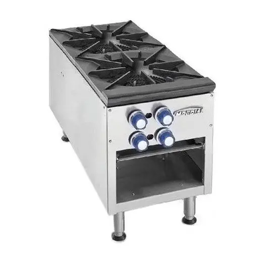 Imperial Ispa-18-2 Dual-Burner Stock Pot Range – Heavy-Duty Commercial Cooktop 1