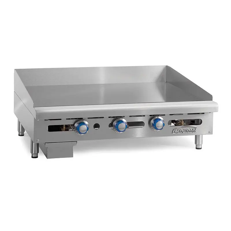Imperial Itg-36 36-Inch Natural Gas Countertop Griddle — 3 Burners 1