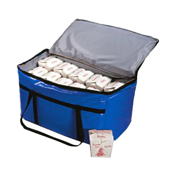 Intedge Ifc-1 Navy Blue Insulated Food Carrier Bag (22" X 13" X 12") 1