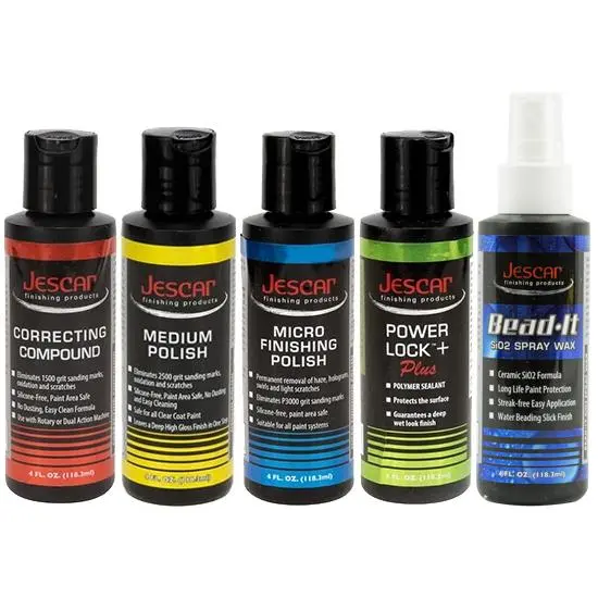 Jescar Trial-Sized Detailing Samples – 4 Oz Bottles 1