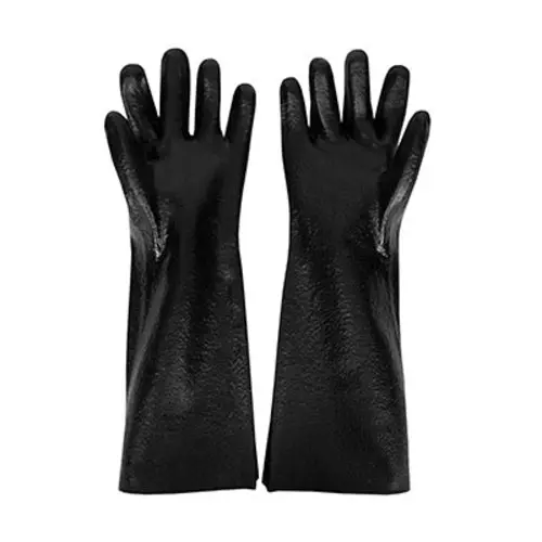 John Ritzenthaler Clglr28Bk Chef’S Line Elbow-Length Cleaning Gloves – 18", 2-Pair Set 1