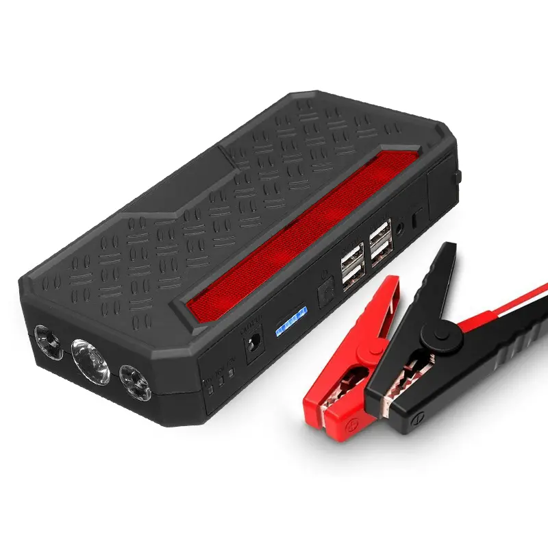 Js1002 Portable Jump Starter – 12,500 Mah, 600A 12V Compact Power Bank For Gas Engines Up To 3.5L 1