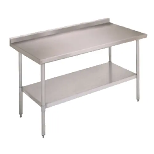 Kintera Stainless Steel Work Table With Backsplash – 24" X 30" 1
