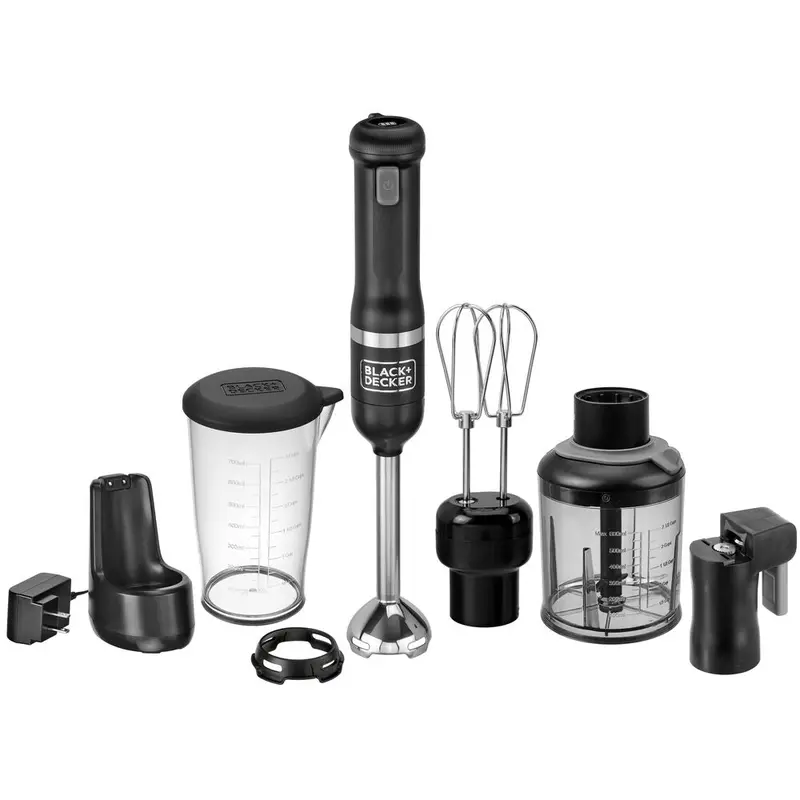 Kitchen Wand Cordless 4-In-1 Immersion Blender & Multi-Tool – Black 1
