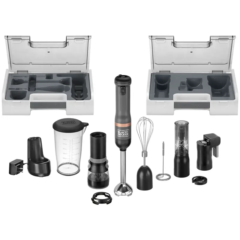 Kitchen Wand Cordless 6-In-1 Immersion Blender & Multi-Tool – Slate Grey 1