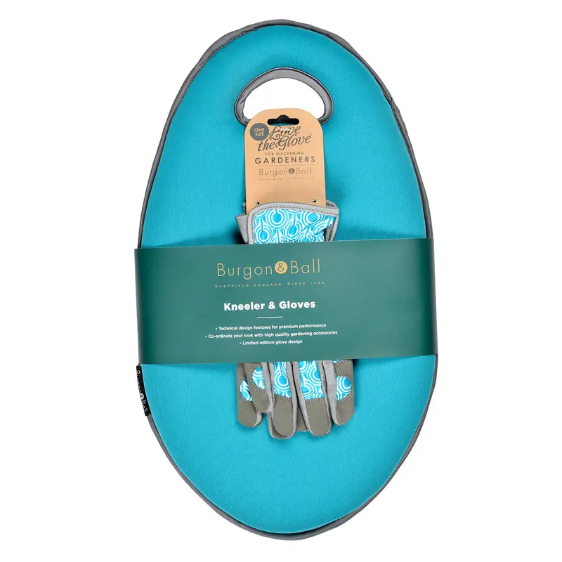 Kneelo® Eucalyptus Garden Kneeler & Glove Set – Calming Green Outdoor Care Bundle 1