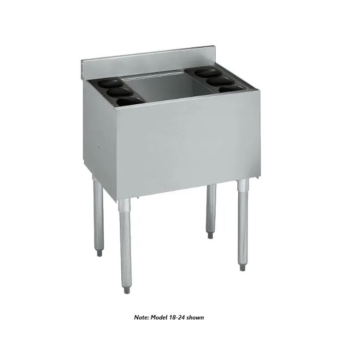 Krowne 1800 Series Underbar Ice Bin & Cocktail Station With Cold Plate – 36-Inch Width 1