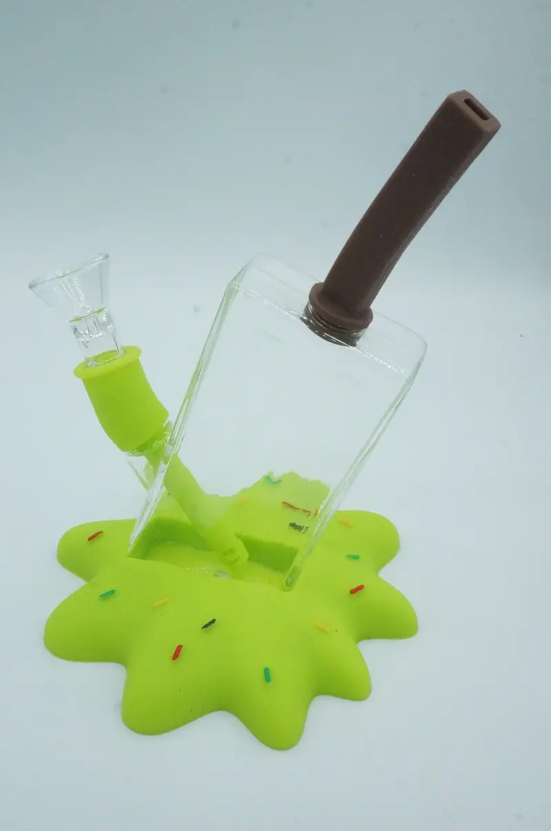 Large Dual-Function Glass And Silicone Hybrid Water Pipes 2