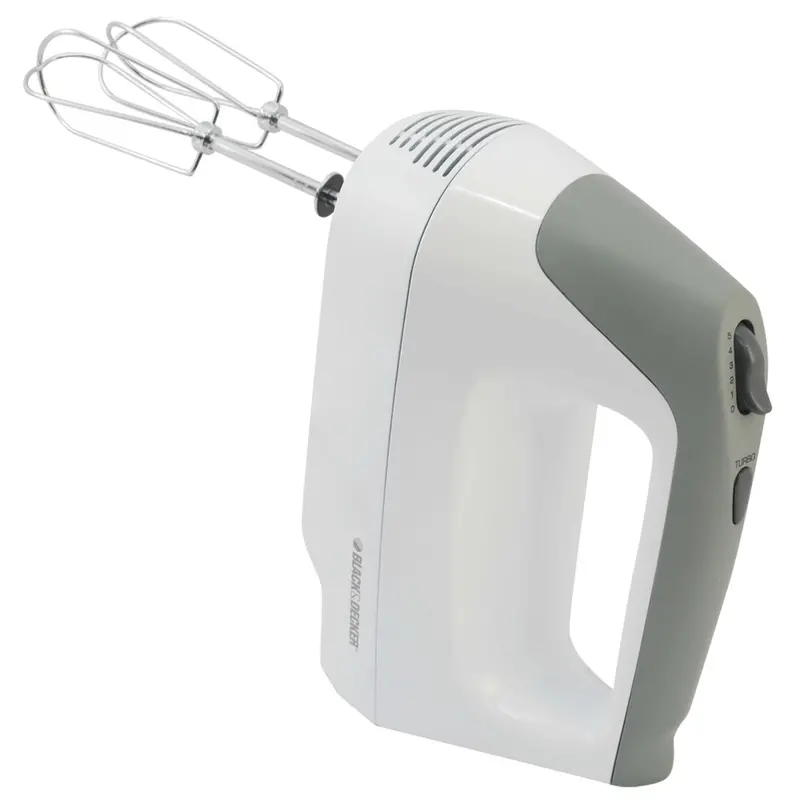 Lightweight 5-Speed Hand Mixer – Classic White 1