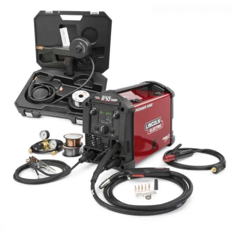 Lincoln Power Mig 210 Mp Aluminum-Focused Welder — One-Pak Configuration (K4195-1) 1