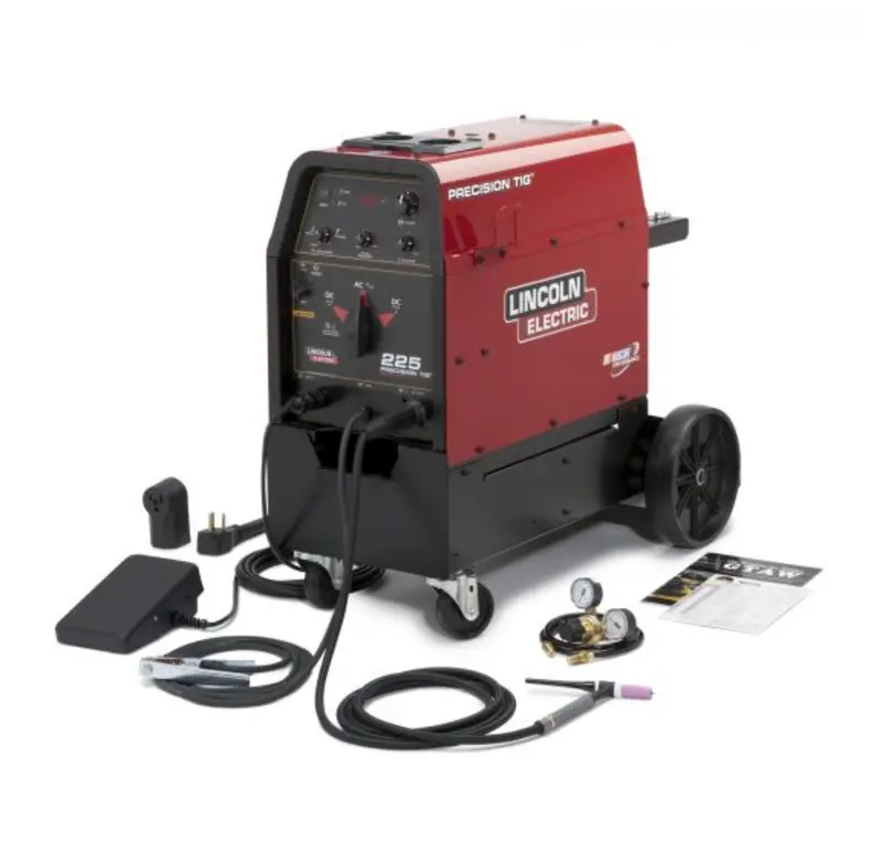 Lincoln Precision Tig 225 Ready Pak — Fully Assembled Tig Welding System On Mobile Cart (K2535-2) 1