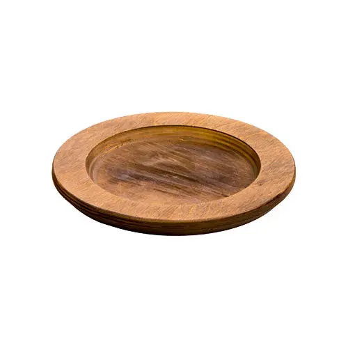 Lodge 8-Inch Walnut-Stained Wooden Underliner For Serving 1