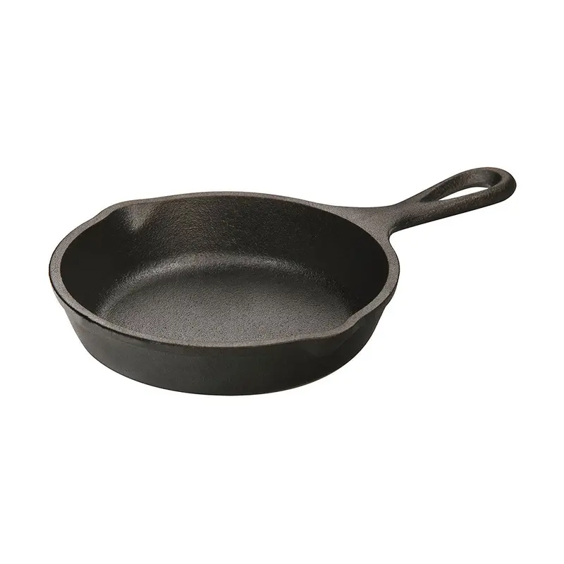 Lodge H5Ms Heat-Treated Mini Cast Iron Skillet – 5" Pre-Seasoned 1